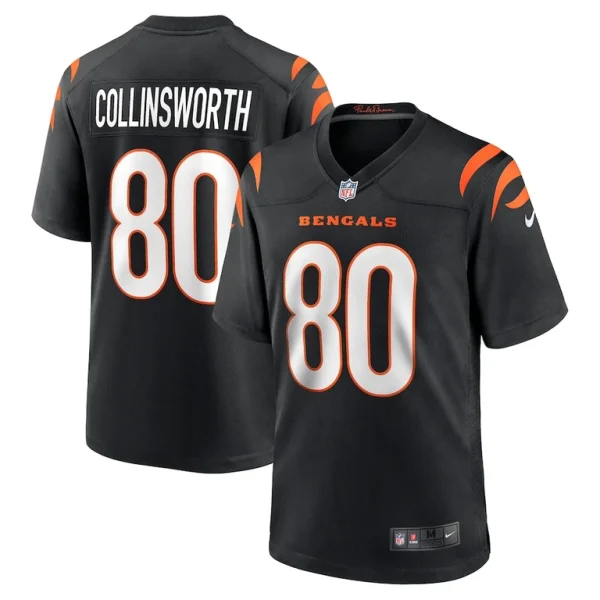 Cris collinsworth cincinnati bengals nike team retired player game jersey Black
