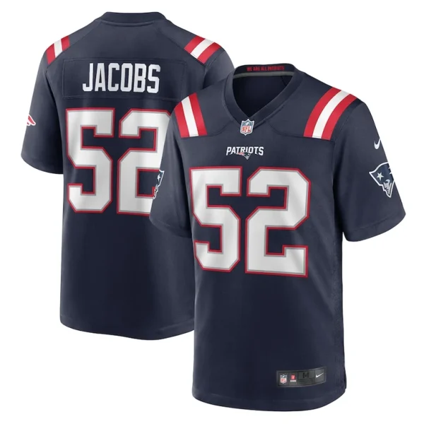 Curtis jacobs new england patriots nike game jersey Navy