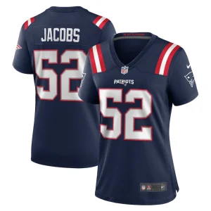 Curtis jacobs new england patriots nike womens game jersey Navy