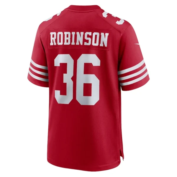 Curtis robinson san francisco 49ers nike game jersey Scarlet L