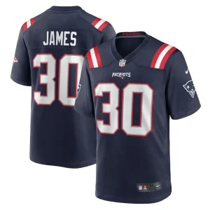 D.j. james new england patriots nike team game jersey Navy