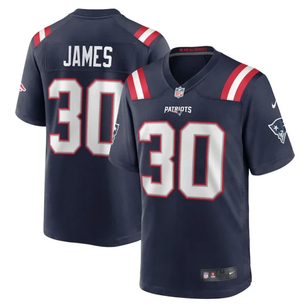 D.j. james new england patriots nike team game jersey Navy