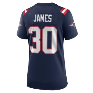 D.j. james new england patriots nike womens team game jersey Navy L