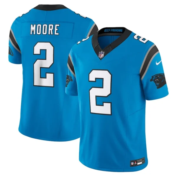 D.j. moore carolina panthers nike vapor f.u.s.e. limited jersey Blue