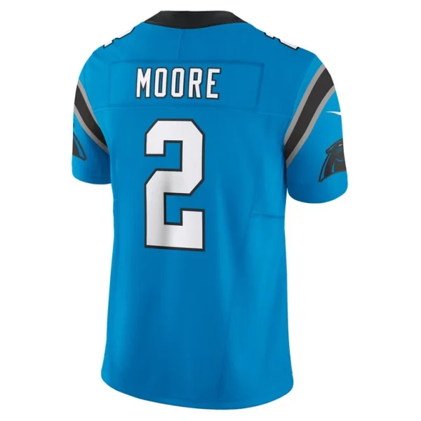 D.j. moore carolina panthers nike vapor f.u.s.e. limited jersey Blue L