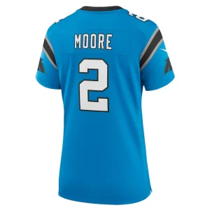 D.j. moore carolina panthers nike womens player jersey Blue L