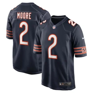 D.j. moore chicago bears nike team color game jersey Navy