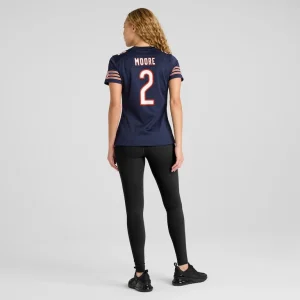 D.j. moore chicago bears nike womens player jersey Navy 2XL