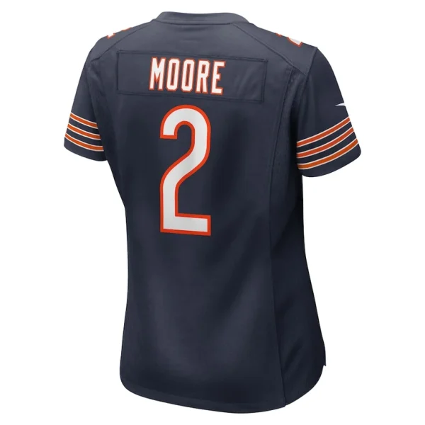 D.j. moore chicago bears nike womens player jersey Navy L