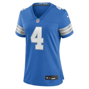 D.j. reed detroit lions nike womens team game jersey Blue M