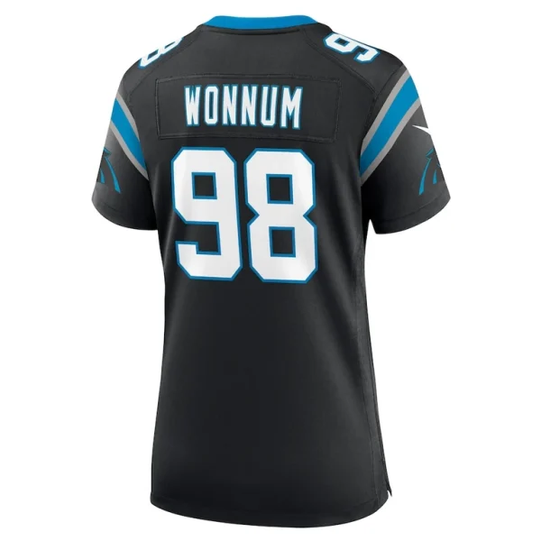 D.j. wonnum carolina panthers nike womens game jersey Black L