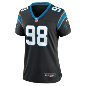 D.j. wonnum carolina panthers nike womens game jersey Black M