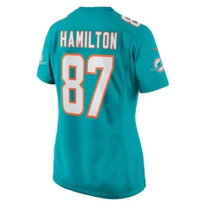 Daesean hamilton miami dolphins nike womens home game player jersey Aqua L