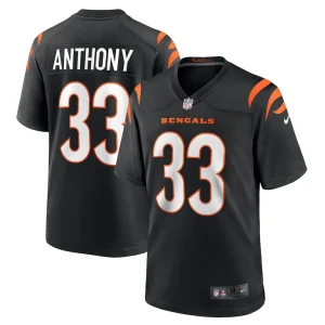Daijahn anthony cincinnati bengals nike game jersey Black
