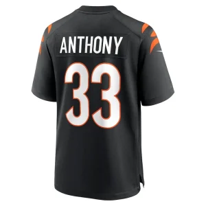 Daijahn anthony cincinnati bengals nike game jersey Black L