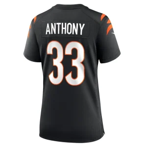 Daijahn anthony cincinnati bengals nike womens game jersey Black L