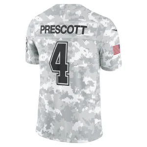 Dak prescott dallas cowboys nike 2024 salute to service limited jersey Arctic camo L