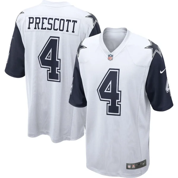 Dak prescott dallas cowboys nike alternate game jersey White