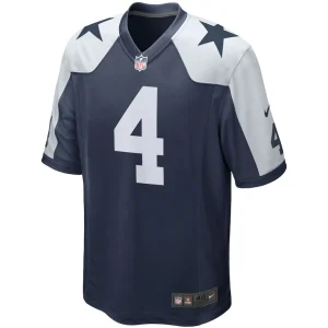 Dak prescott dallas cowboys nike alternate game team jersey Navy M