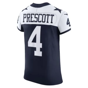 Dak prescott dallas cowboys nike alternate vapor f.u.s.e. elite jersey Navy 48
