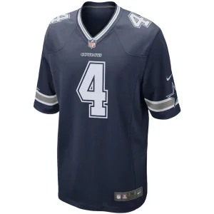 Dak prescott dallas cowboys nike game team jersey Navy M