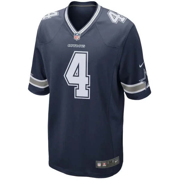 Dak prescott dallas cowboys nike game team jersey Navy M