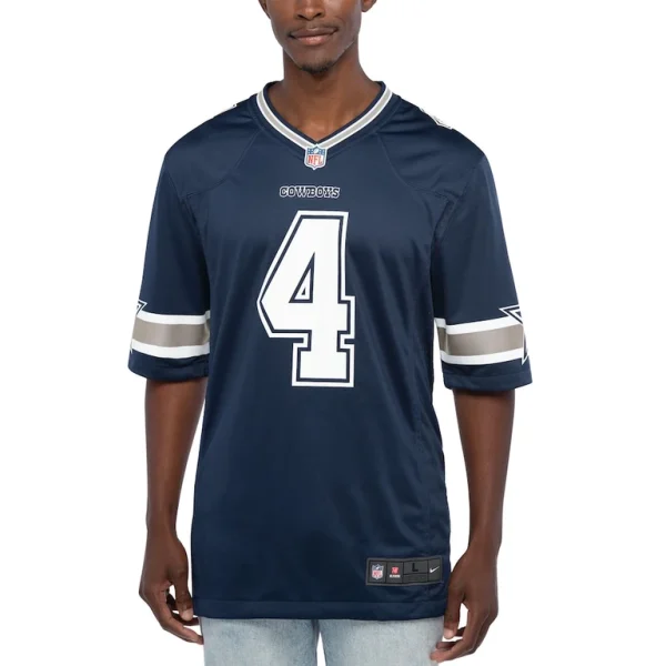 Dak prescott dallas cowboys nike game team jersey Navy XL