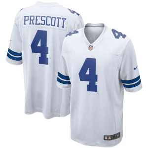 Dak prescott dallas cowboys nike game team jersey White