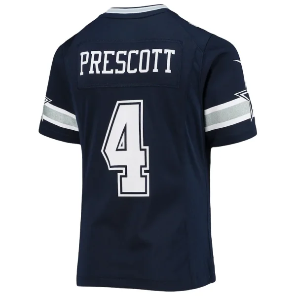 Dak prescott dallas cowboys nike girls youth team game jersey Navy Yth L