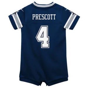 Dak prescott dallas cowboys nike infant game jersey romper Navy 24 MO