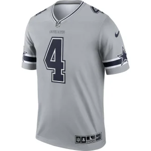 Dak prescott dallas cowboys nike inverted legend player performance top Gray M