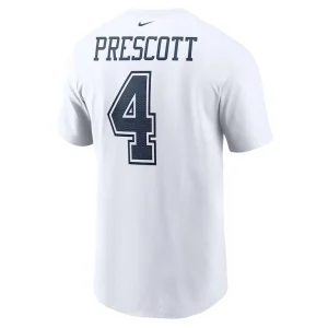 Dak prescott dallas cowboys nike name number t shirt White L