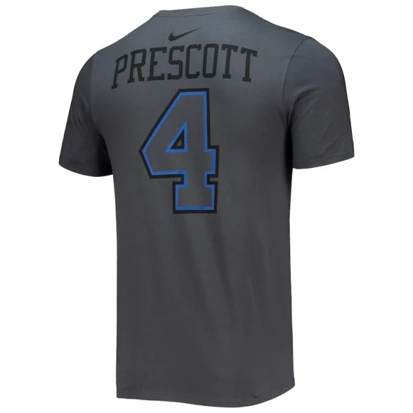 Dak prescott dallas cowboys nike player name number t shirt Charcoal L