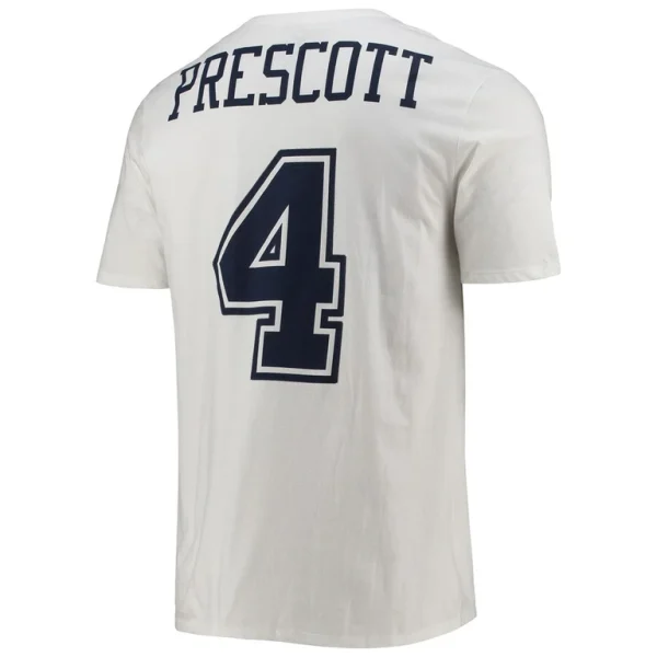 Dak prescott dallas cowboys nike player pride color rush name number t shirt White L