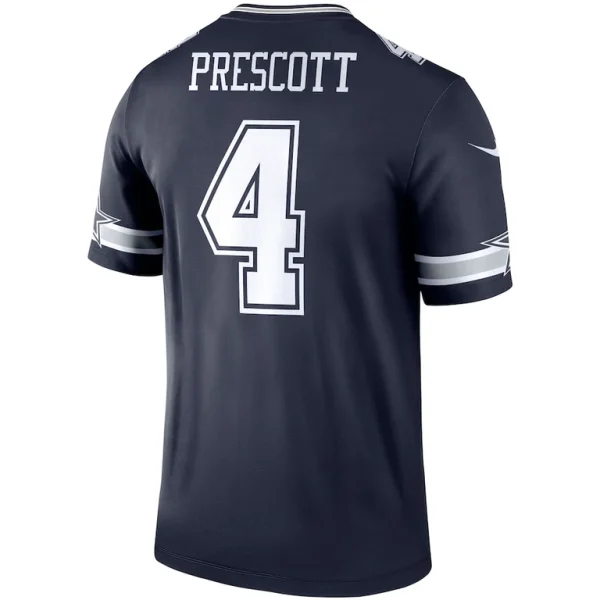 Dak prescott dallas cowboys nike team legend player performance top Navy L