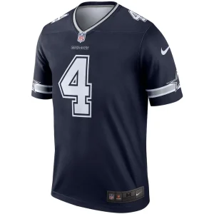 Dak prescott dallas cowboys nike team legend player performance top Navy M