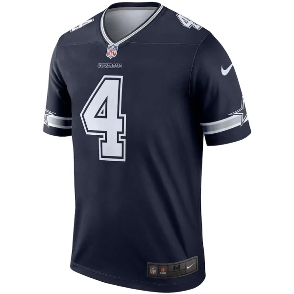Dak prescott dallas cowboys nike team legend player performance top Navy M