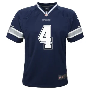 Dak prescott dallas cowboys nike toddler team game jersey Navy 3T