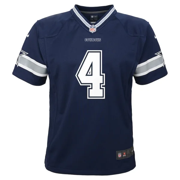 Dak prescott dallas cowboys nike toddler team game jersey Navy 3T