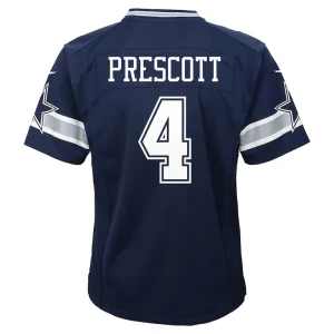 Dak prescott dallas cowboys nike toddler team game jersey Navy 4T