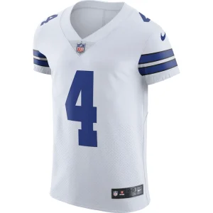 Dak prescott dallas cowboys nike vapor elite player jersey White 44