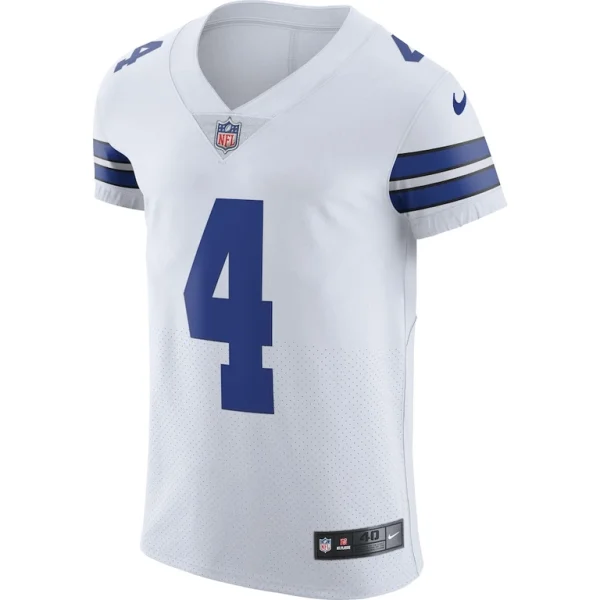 Dak prescott dallas cowboys nike vapor elite player jersey White 44