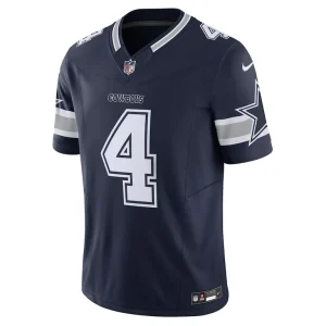 Dak prescott dallas cowboys nike vapor f.u.s.e. limited jersey Navy M