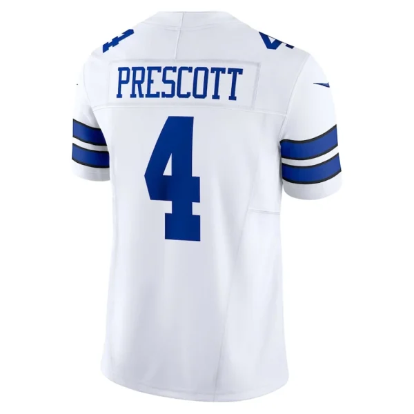 Dak prescott dallas cowboys nike vapor f.u.s.e. limited jersey White L