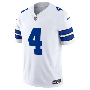 Dak prescott dallas cowboys nike vapor f.u.s.e. limited jersey White M