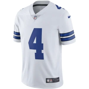 Dak prescott dallas cowboys nike vapor limited player jersey White M