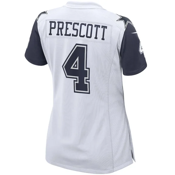 Dak prescott dallas cowboys nike womens alternate game jersey White L