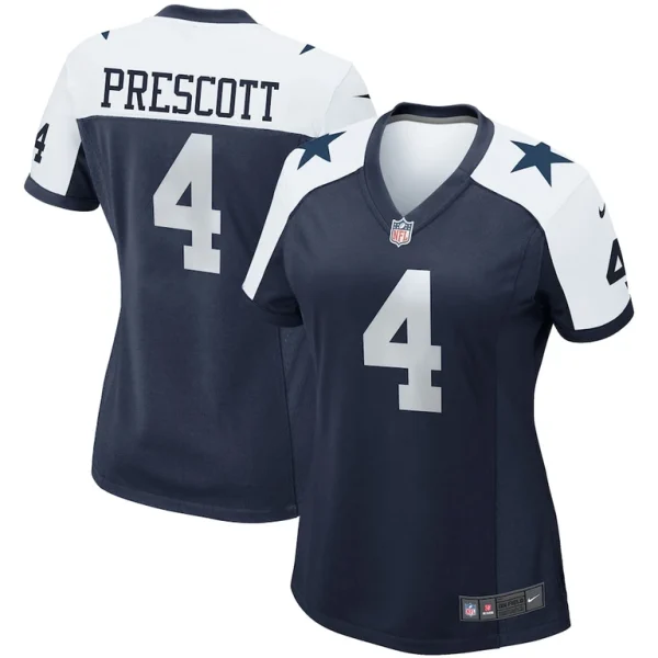 Dak prescott dallas cowboys nike womens alternate game team jersey Navy