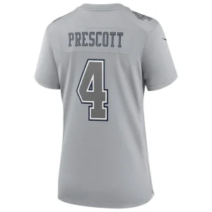 Dak prescott dallas cowboys nike womens atmosphere fashion game jersey Gray L