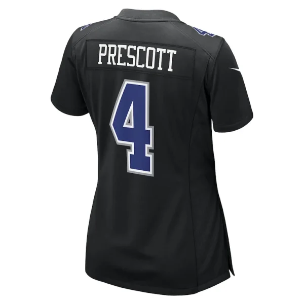 Dak prescott dallas cowboys nike womens fashion game jersey Carbon black L